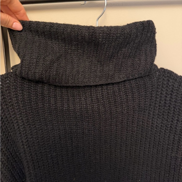 Black Free People Turtleneck Sweater - Picture 3 of 3